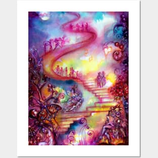 GARDEN OF THE LOST SHADOWS / MYSTIC STAIRS Posters and Art